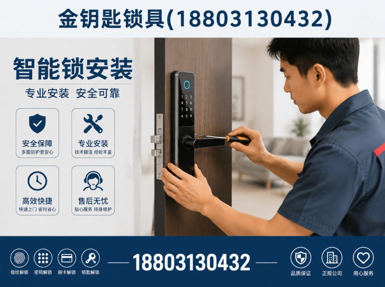 张家口经济开发区智能锁安装展示图